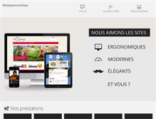 Tablet Screenshot of mediapanoramique.com